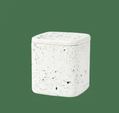 TERRAZZO Soporte De Algodones Blanco