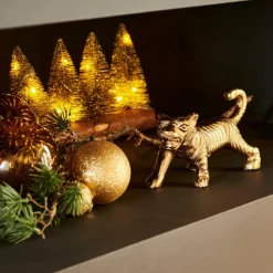 TIGER Tigre Decorativa Dorado