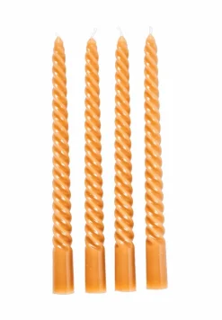 TWIST Vela Candelabro Naranja