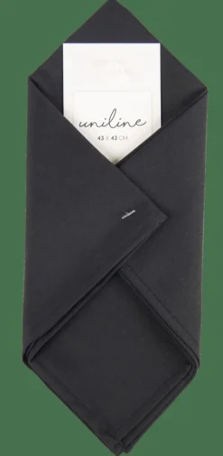 UNILINE Servilleta Negro