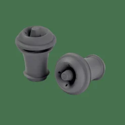 VACUVIN Tapones De Vino Juego De 2 Gris
