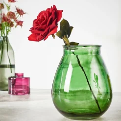 VELVET Flor Artificial Rojo