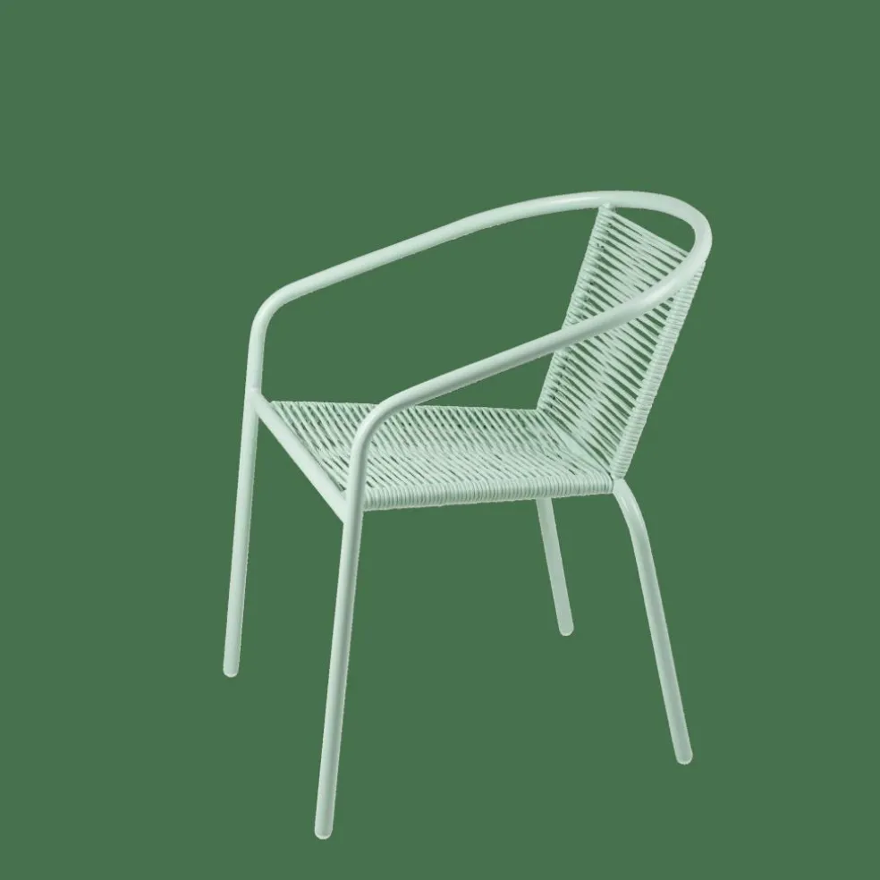 VERONA Silla Apilable Aguamarina