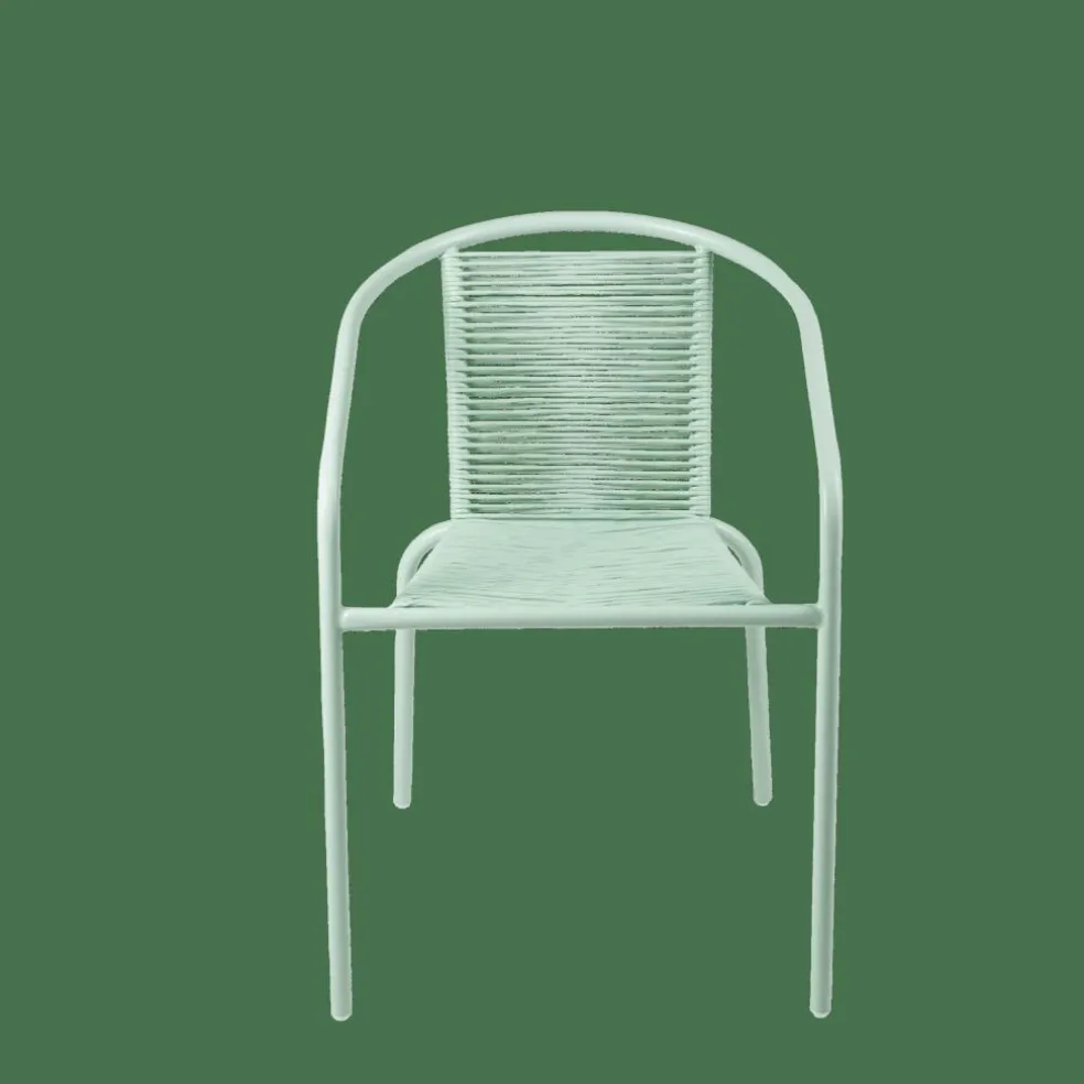 VERONA Silla Apilable Aguamarina