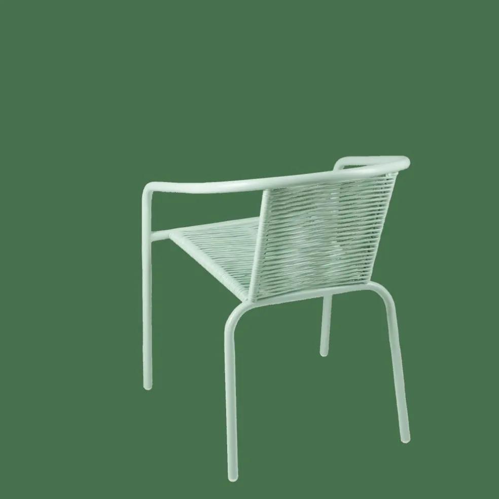 VERONA Silla Apilable Aguamarina