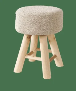 VINCE Taburete Blanco