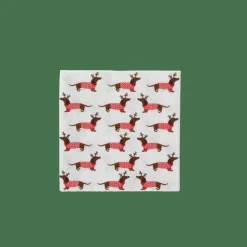 X-MAS DOG Paquete De 20 Servilletas Multicolor