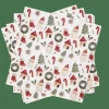 X-MAS VIBE Paquete De 20 Servilletas Multicolor