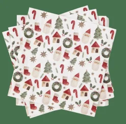 X-MAS VIBE Paquete De 20 Servilletas Multicolor